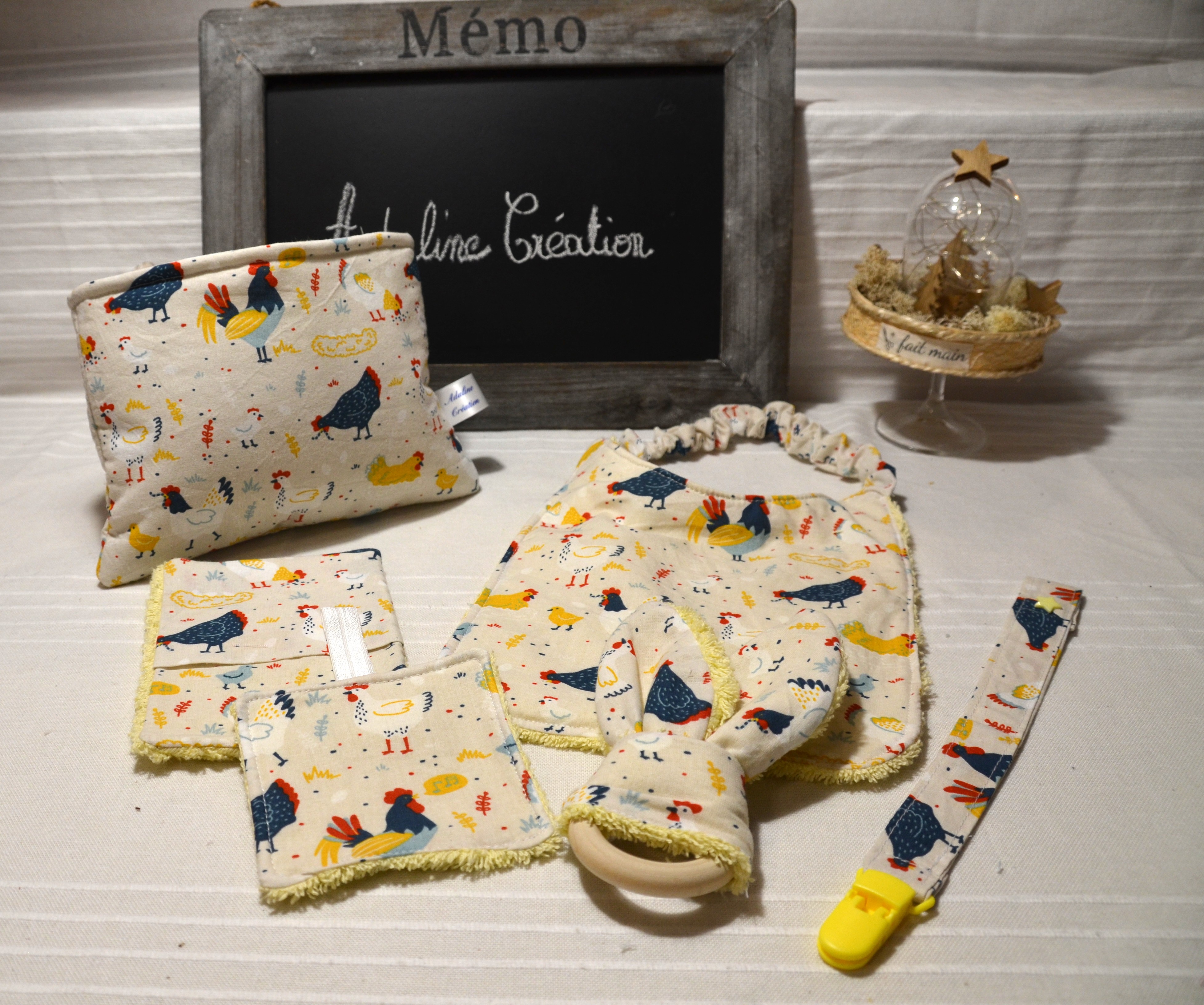 Ensemble de 6 pièces